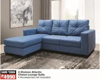 OK Furniture 2-Division Atlantic Chaise Lounge Suite offer