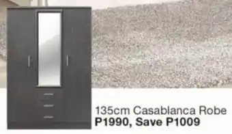 OK Furniture Casablanca Robe 135cm offer