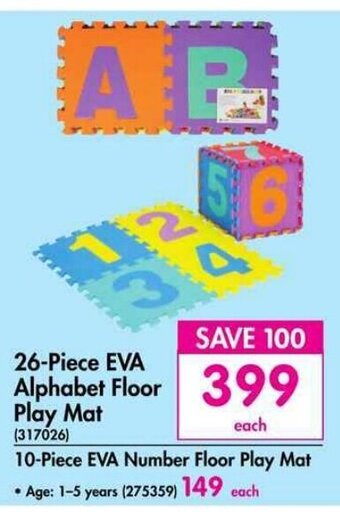 26-Piece EVA Alphabet Floor Play Mat