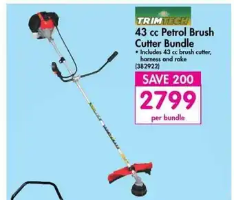 TrimTech 43 cc Petrol Brush Cutter Bundle offer at Makro