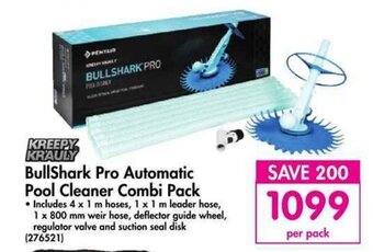 Makro Kreepy Krauly - BullShark Pro Automatic Pool Cleaner Combi Pack offer