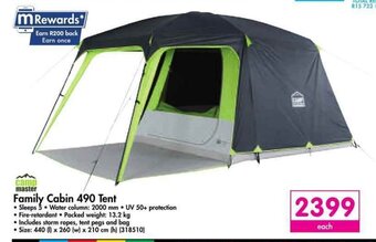 Makro Camp Master - Family Cabin 490 Tent offer