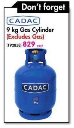 CADAC - 9kg Gas Cylinder offer at Makro