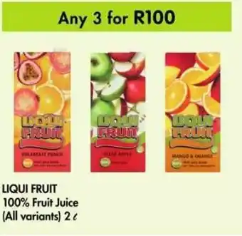Makro Liqui Fruit 100% Fruit Juice 2L offer
