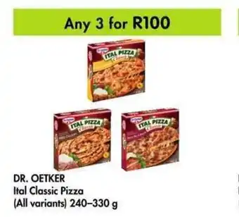 Makro Dr. Oetker Ital Classic Pizza 240-330g offer