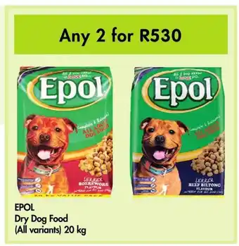 EPOL Dry Dog Food 20 kg offer at Makro