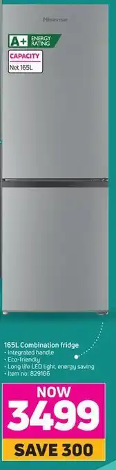 Game Hisense 165Ltr Combination Fridge offer