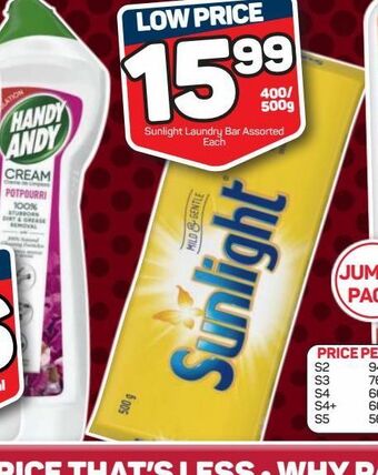Pick n Pay Hypermarket Sunlight laundry soap offer