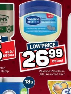 Pick n Pay Hypermarket Vaseline petroleum jelly offer