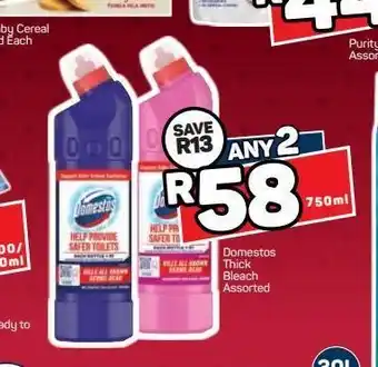 Pick n Pay Hypermarket Domestos bleach 2 offer
