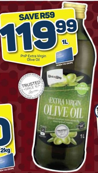 Pick n Pay PnP Extra Virgin Olive Oil 1L offer