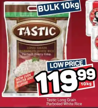 Pick n Pay Tastic Long Grain Parboiled White Rice 10kg offer