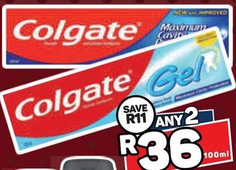 Pick n Pay Colgate Regular, Herbal Gel or Herbal Whitening Toothpaste 100ml offer