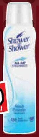 Pick n Pay Shower to Shower Deodorant Assorted 150ml offer