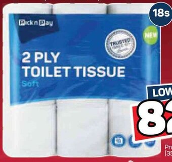 Pick n Pay PnP 2 Ply Toilet Tissue 18s offer