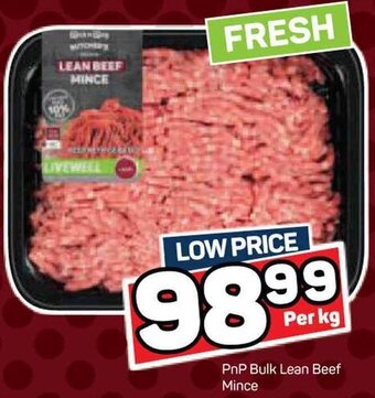 Pick n Pay PnP Bulk Lean Beef Mince offer
