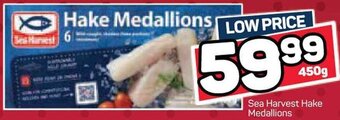 Pick n Pay Sea Harvest Hake Medallions 450g offer
