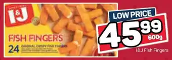 Pick n Pay I&J Fish Fingers 600g offer