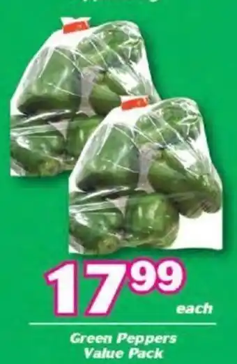 Green Peppers Value