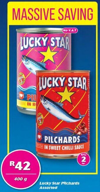 Lucky Star Pilchards Assorted 400g