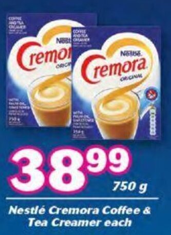 Nestlé Cremora Coffee &amp; Tea Creamer 750g offer at Cambridge Food