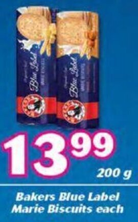 Bakers Blue Label Marie Biscuits 200g