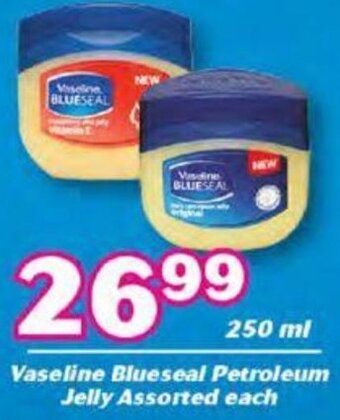 Cambridge Food Vaseline BlueSeal Petroleum Jelly Assorted 250ml offer