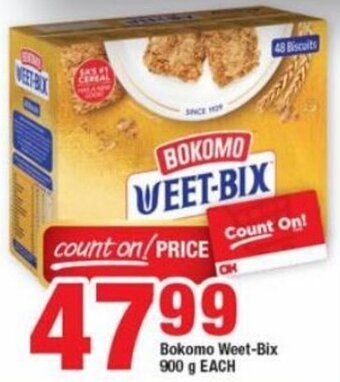 OK Foods Bokomo Weet-Bix 900g offer