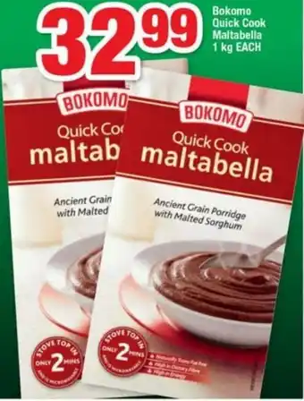 OK Foods Bokom Quick Cook Maltabella 1kg offer