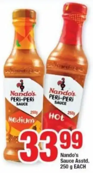 OK Foods Nando's Sauce Asstd. 250g offer