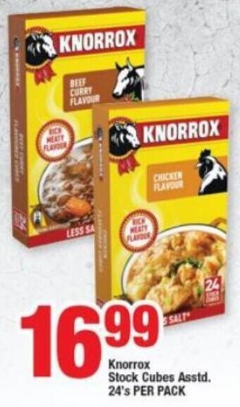 OK Foods Knorrox Stock Cubes Asstd. 24's per Pack offer