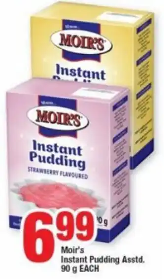 OK Foods Moir's Instant Pudding Asstd. 90g offer
