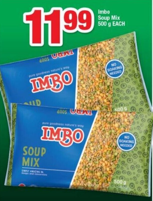 Imbo Soup Mix 500g offer at OK Foods