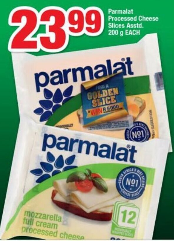 Parmalat Processed Cheese 200g offer at OK Foods
