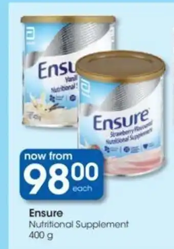 Clicks Ensure Nutritional Supplement 400g offer