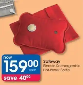 Clicks Safeway Electric Rechargeable Hot-Water Bottle offer