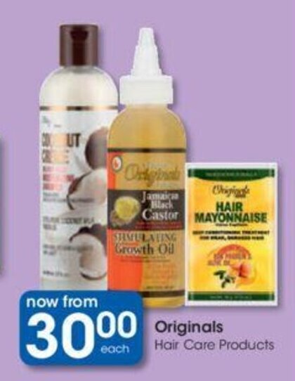 Originals Hair Care Products Offer At Clicks 