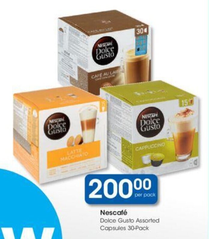 Nescafe Dolce Gusto Assorted Capsules 30Pack offer at Clicks
