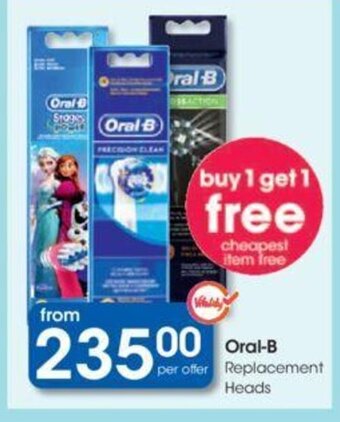Clicks Oral-B Replacement Heads offer
