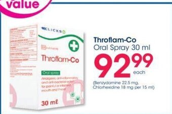 Throflam-Co Oral Spray 30 ml