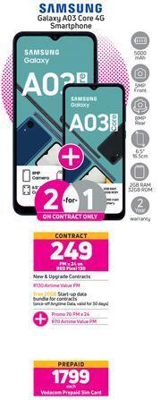 Game Samsung Galaxy A03 Core 4G Smartphone-Each offer