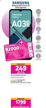 Game Samsung Galaxy A03 Core 4G Smartphone-Each offer