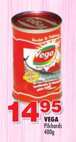 Vega Pilchards 400g