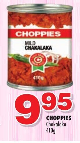 Choppies Chakalaka 410g