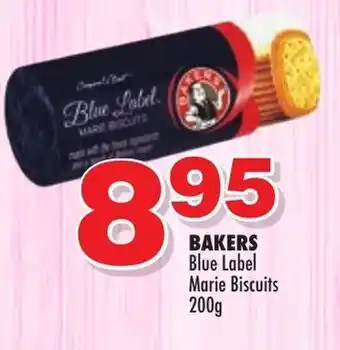 Choppies Bakers Blue Label Marie Biscuits 200g offer