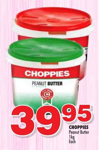Choppies Choppies Peanut Butter 1kg offer