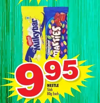 Choppies Nestle Slab 80g offer