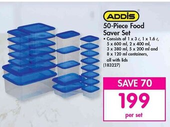 Addis - 50-Piece Food Saver Set