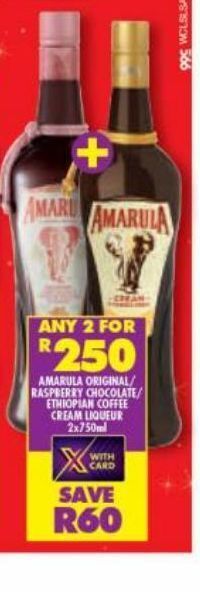 Shoprite Amarula liqueur 2 offer