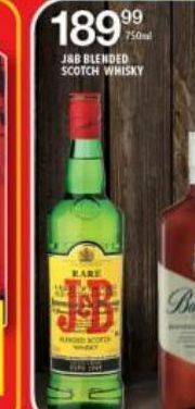 Shoprite J&b whiskey offer